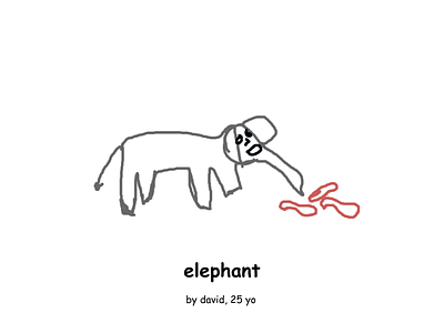 an elephant elephant illustration