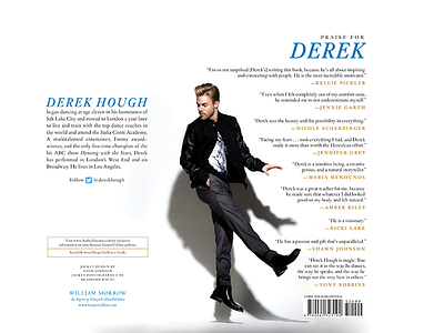 Back cover, Taking the Lead back book cover dancing derek hough