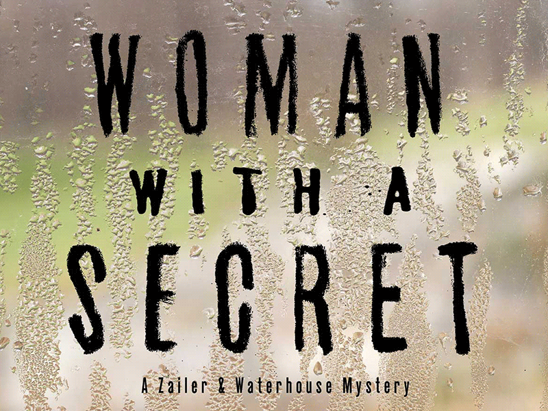 Woman with a Secret book cover custom type novel