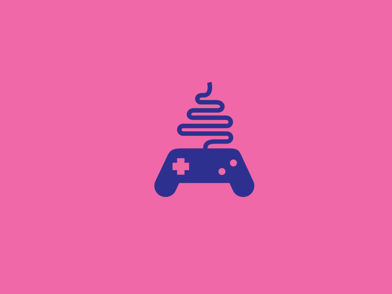 A is for Arcade a arcade controller gaming icon logo