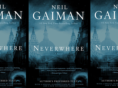 Neverwhere book cover gaiman neverwhere