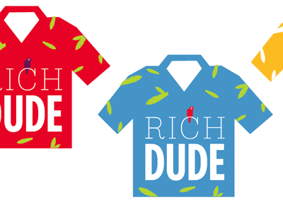 Rich Dude tshirt outtake dude hawaiian shirt logo outtake parrot rich tshirt