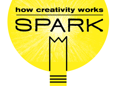 Spark outtake book cover creativity lightbulb outtake pencil spark