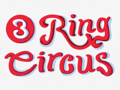 3 Ring Circus lettering