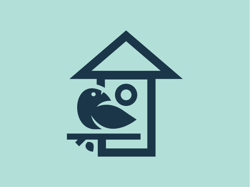 Birdhouse bird house logo