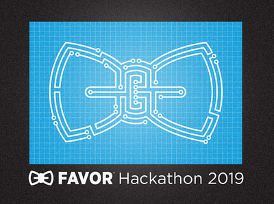 Favor Hackathon 2019 blue circuit favor hackathon