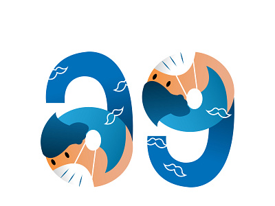 Letter "A" and Number "9" Exploration branding branding design design icon illustration letter logo number