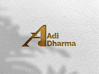 Adhi Dharma Logo Concept branding branding design design icon logo proffesional logo typography upmarket vector