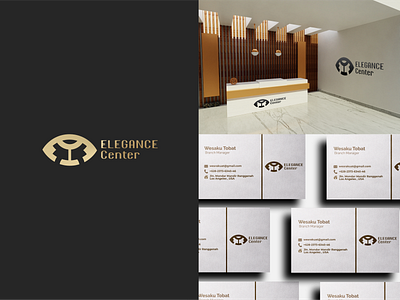 ELEGANCE CENTER awesome brand branding center company design designers elegance graphic icon illustration inspiration logo vector