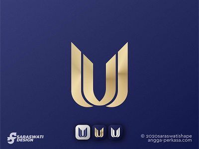 "U" OR "U+L+J" INITIAL LOGO CONCEPT