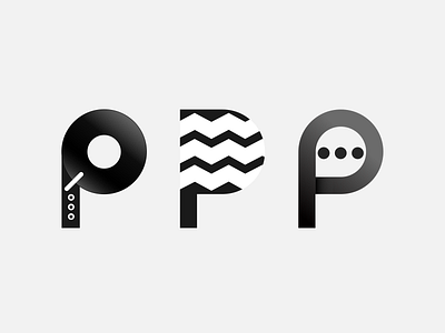 LETTER "P" MARK LOGO DESIGN