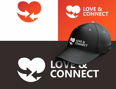 Love & Connect Logo Design branding branding design design icon illustration logo proffesional logo vector