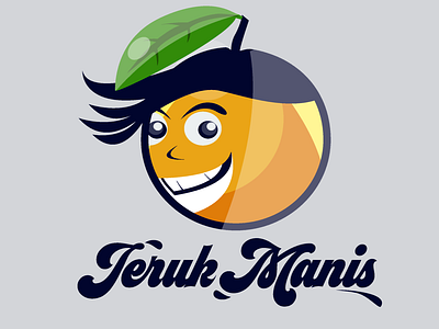 Jeruk Manis branding icon illustration logo