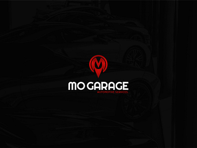 Mo Garage Automotive Services. branding branding and identity design illustration logo