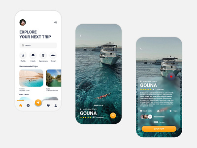 Traveling Mobile App Design