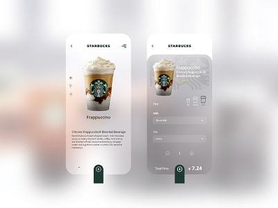 Starbucks MobileApp Redesign design mobile app ui ux