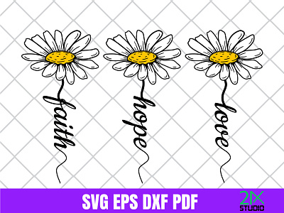 Free Free 147 Faith Hope Love Sunflower Svg SVG PNG EPS DXF File