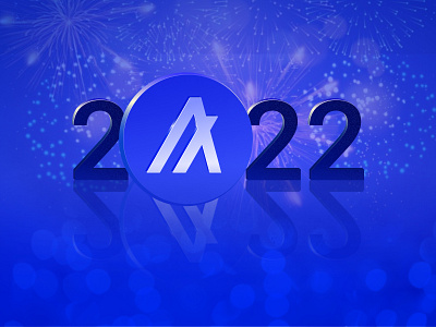 NFT 2022 2022 3d algorand branding cryptocurrency design digital art graphic design happy new year icon illustration logo new year nft typography ui vector