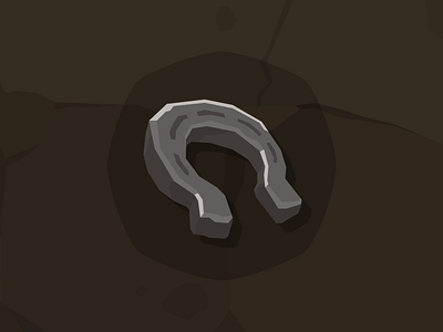 Stone Icon Horseshoes game game design game icon horseshoe icon layerlab mobile rpg icon