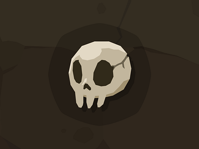 Stone Icon Skull