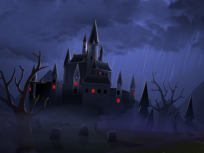 Mephisto Castle background castle dark game graphic mephisto night pad