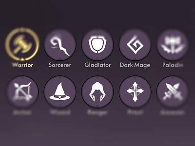 Magic hand RPG icons by maxicons on Dribbble