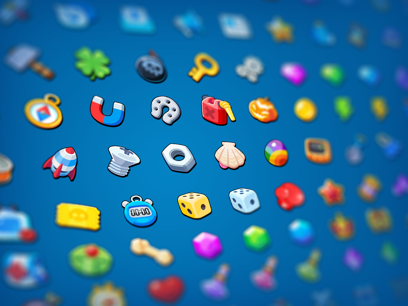 Gui Pro Kit Casual Game Icons By Layer Lab On Dribbble