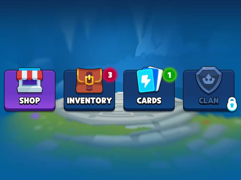 GUI Pro Kit Casual Game Menu asset card casual clan game icon inventory layerlab market menu shop ui