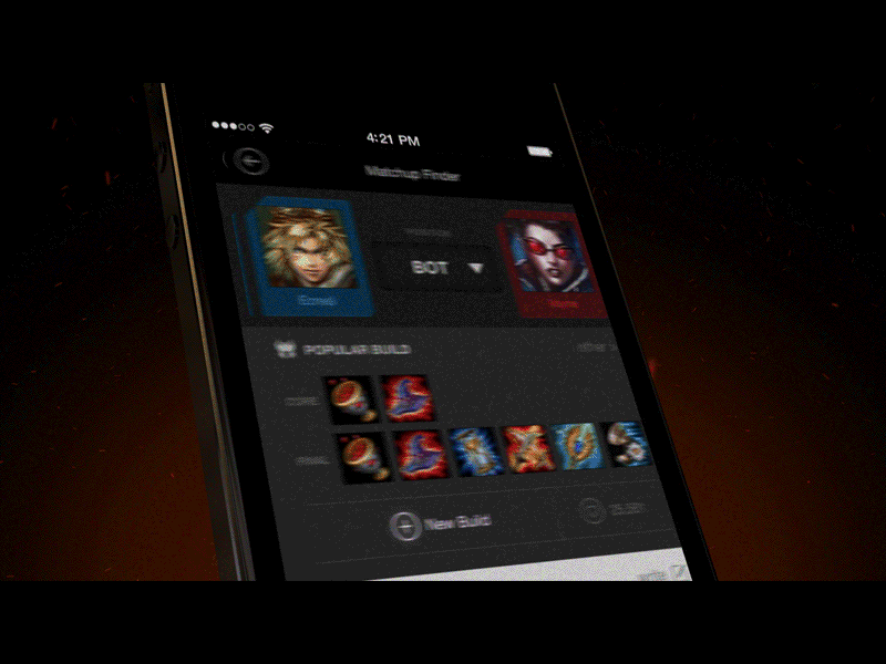 League Of Legends App designs, themes, templates and downloadable