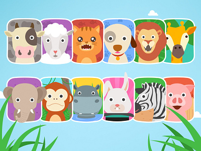 Card Animals animal card edu education kid kid app kid game kyowon pad taptap memory