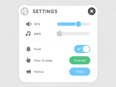 Gui Kit Simple Round Setting