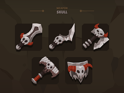 Casual Weapon Icon Skull