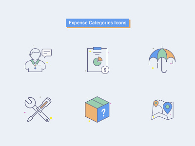 Expense Categories Icon expense icon outline