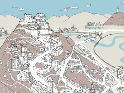 Stirling Pictorial Map
