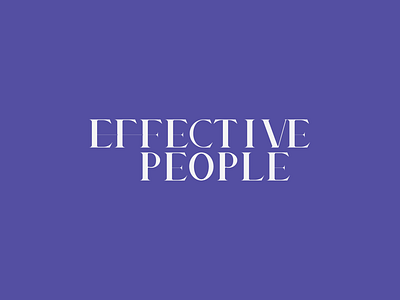 Effective People