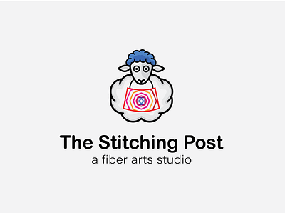 The Stitching Post logo design