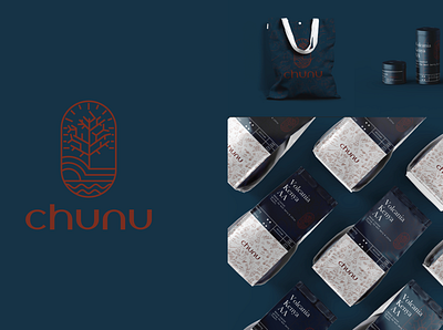Chunu Coffee brand design logo design typography