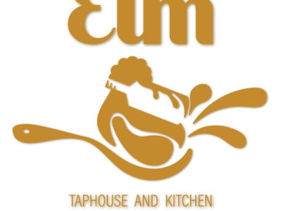 The Elm Restaurant logo design