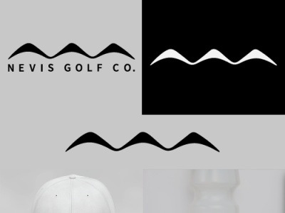 Nevis Golf Co brand identity logo logotype