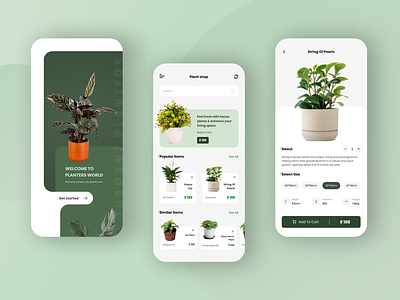 Shopping App For Planters