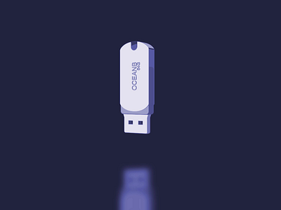 USB flash disk 3d 3d animation aftereffects animation cartoon cycle design motion design