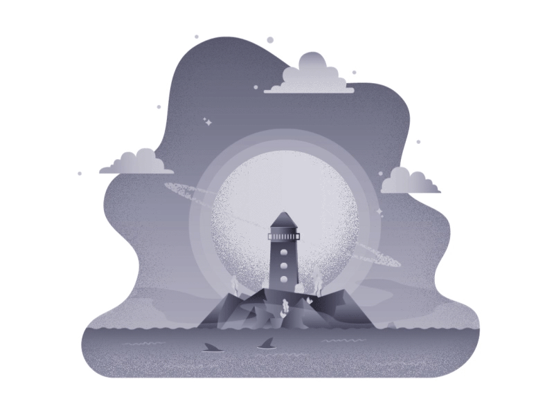 Lonely lighthouse