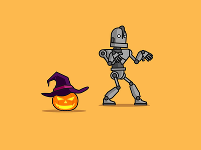 Happy Halloween affter effects animation cartoon cycle design halloween illustration motion design pumpkin steel giant