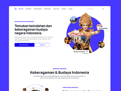 Parawisely - A Travel Landing Pages Web Design design ui ux web web design web development website