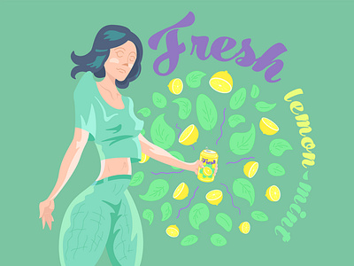 Fresh soda illustration