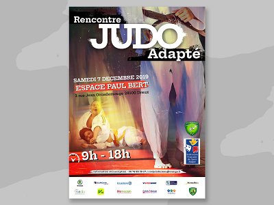 Poster - Tournament Judo design poster sports design