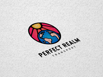 Logo Design for Perfect Real Transport branding design illustration logo minimal minimalist modern print simple vector