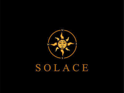 Logo Design Concept for Solace branding design illustration logo minimal minimalist modern print simple vector