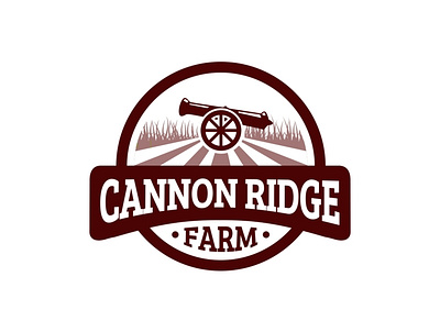 Logo Design Concept for Cannon Ridge Farm branding design illustration logo minimal minimalist modern print simple vector