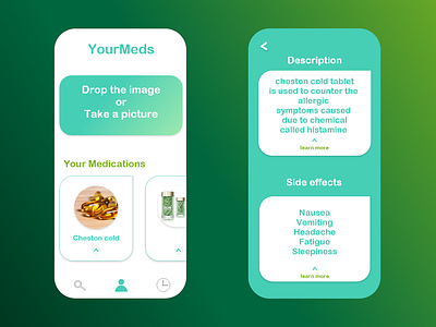 YourMeds app basicui design illustration medicalapp uiux